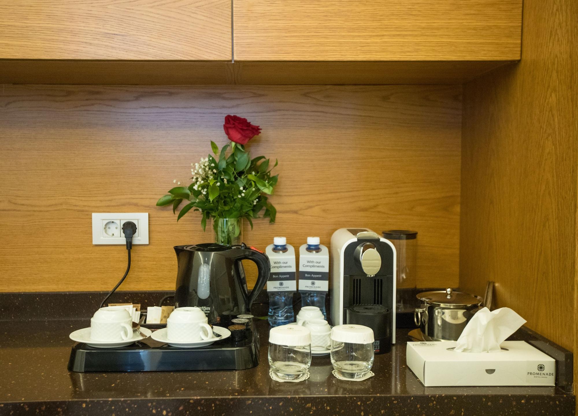 Promenade Hotel Baku Luaran gambar A Nespresso machine in a hotel room